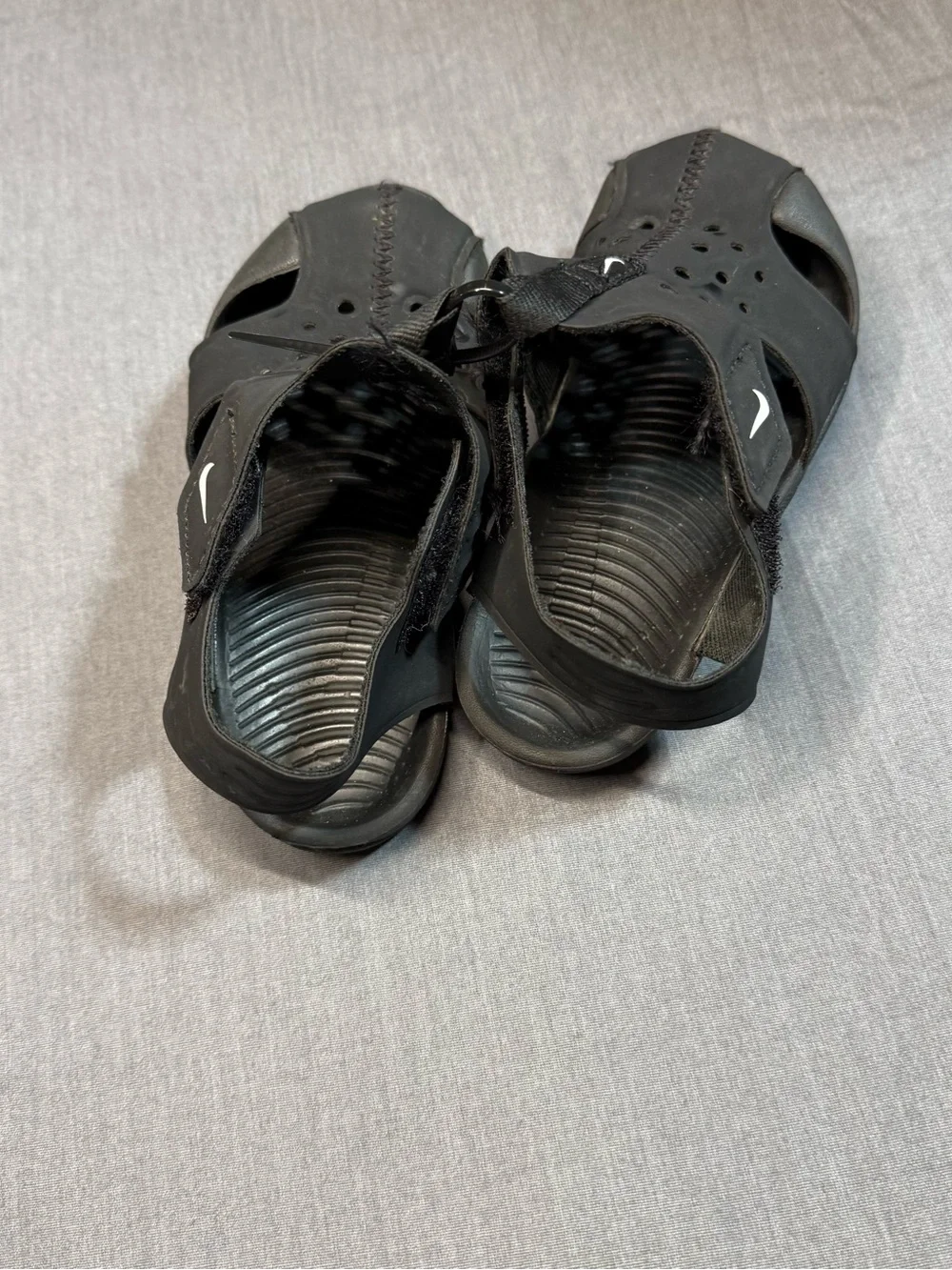 Nike Black Kids Closed-Toe Water Sandals